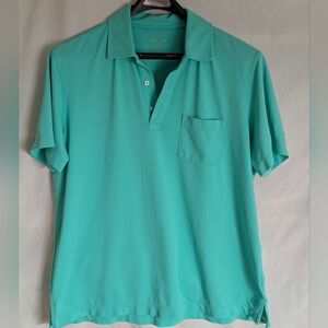 Lilly Pulitzer Mens Polo Top, Tiderunner Minty Green Stretch XL